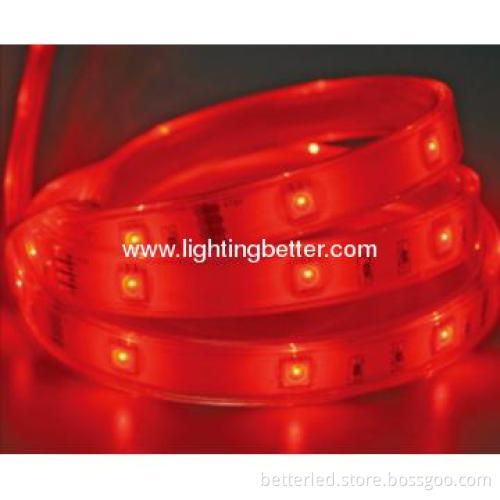 Hot sales red color waterproof SMD3528 Led Strip with 60leds/m